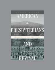 American Presbyterians and Revival