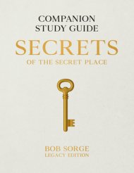 Secrets of the Secret Place: Companion Study Guide (Legacy Edition)