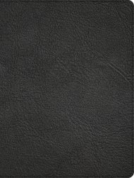 CSB Men of Character Bible, Revised and Updated, Black Genuine Leather, Indexed