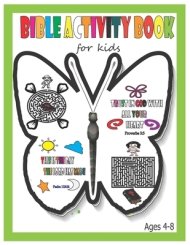 Bible Activity Book for kids ages 4-8: Bible Verses and Mazes Activities for Kids