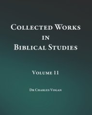 Collected Works in Biblical Studies - Volume 11
