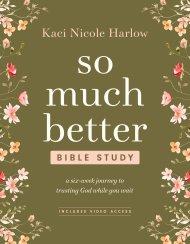 So Much Better Bible Study with Streaming Video Access