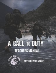 A Call to Duty: Techers Manual