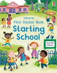 First Sticker Book Starting Kindergarten: A First Day of School Book for Kids