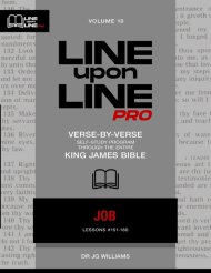Job: Vol 10 - Line Upon Line PRO Bible Study Series