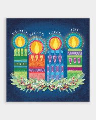 Candlelight (Pack of 10) Charity Christian Christmas Cards