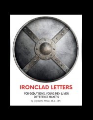 Ironclad Letters for Godly Boys, Young Men and Men