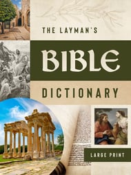 Layman's Bible Dictionary--Large Print