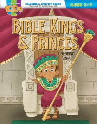 Bible Kings and Princes Coloring Activity Book