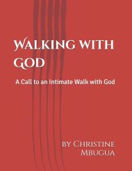 Walking with God: A Call to an Intimate Walk with God