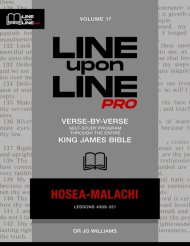 Hosea - Malachi: Vol 17 - Line Upon Line PRO Bible Study Series