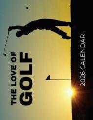 The Love of Golf 2026 Calendar
