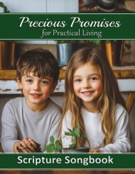 Precious Promises for Practical Living Songbook: Guitar Chords and Lyrics for 50 Scripture Songs