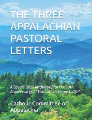 THE THREE APPALACHIAN PASTORAL LETTERS: A Special 2025 Anthology for the 50th Anniversary of "This Land Is Home to Me"