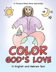 Color God's Love: In English and Hebrew Text