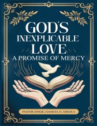 God's Inexplicable Love: A Promise of Mercy: A Promise of Mercy: A Promise of Mercy