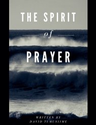 The Spirit of Prayer