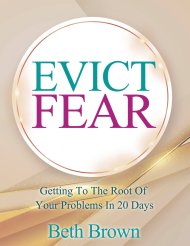 Evict Fear: Getting To The Root Of Your Problems In 20 Days