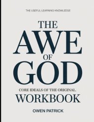 The Useful Learning Knowledge The Awe of God : Core Ideals of the original.
