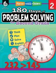 180 Days™: Problem Solving For Second Grade
