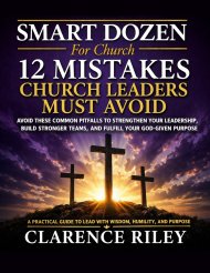 Smart Dozen: 12 Mistakes Church Leaders Must Avoid