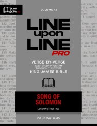 Song of Solomon: Vol 13 - Line Upon Line PRO Bible Study Series