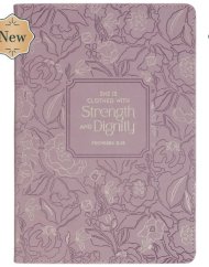 Journal Classic Dusty Mauve She Is Clothed With Strength And Dignity Prov. 31:25