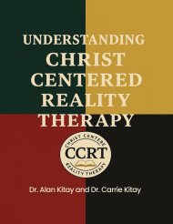 UNDERSTANDING CHRIST CENTERED REALITY THERAPY