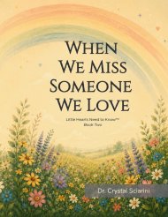 When We Miss Someone We Love
