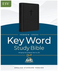 ESV Hebrew-Greek Key Word Study Bible, Black, Indexed