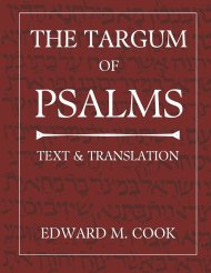 The Targum of Psalms: Text and Translation