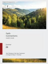 Faith Connections Adult Leader's Guide (June/July/August 2026)