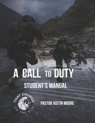 A Call to Duty: Student's Manual