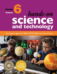 Hands-on Science And Technology For Ontario, Grade 6