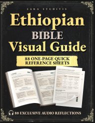 Ethiopian Bible Visual Guide: A Clear and Easy Overview of All 88 Books for Faith Explorers Seeking Understanding and Structure