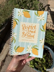 Rejoice And Be Glad - Gratitude Journal Lemons