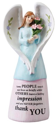 5" Thank You Resin Message Angel