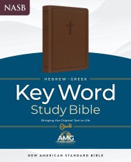 NASB Hebrew-Greek Key Word Study Bible, Brown, Indexed