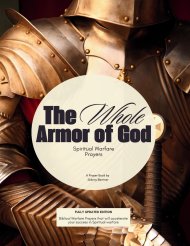 The Whole Armor of God: Spiritual Warfare Prayers