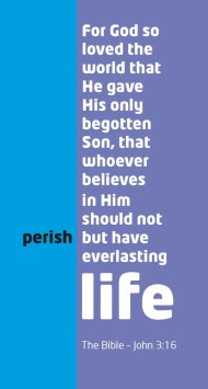 50 x John 3v16 Tracts