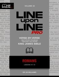 Romans: Vol 23 - Line Upon Line PRO Bible Study Series