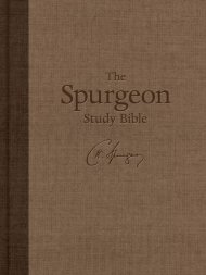 CSB Spurgeon Study Bible, Brown Hardcover