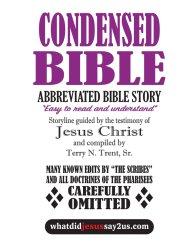 CONDENSED BIBLE: Abbreviated Bible Story