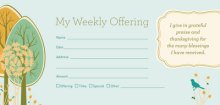 Offering Envelope-My Weekly Offering (Pack Of 52)