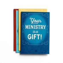 Boxed Card-Ministry Appreciation-Service (Box Of 12) (DS#J3357