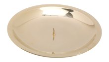 Polished Candlestick Plate with Thorn D 16 cm