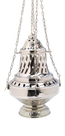 Nickel Plated Thurible H 33 cm