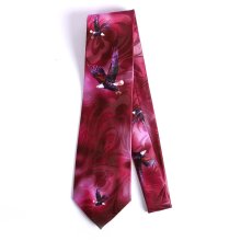 Isaiah 40:31 Eagles Burgundy Tie