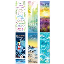 Pack of 6 Christian Bookmarks