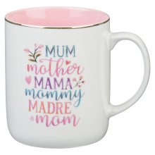 Mug Pink Mum, Mother, Mama